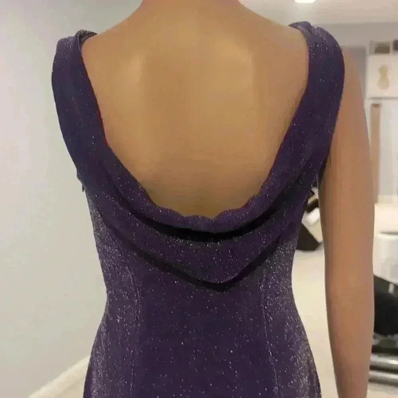 Scott McClintock lurex maxi dress - Picture 7 of 10